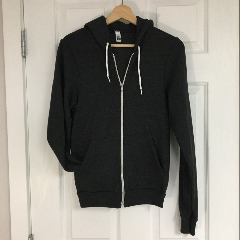 American Apparel tri-blend hoodie, size XS.